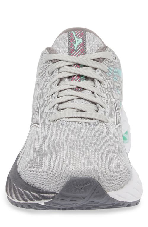 Mizuno Wave Inspire 19 Sneaker In Harbor Mist-white