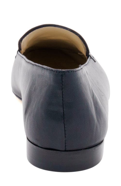 Amalfi By Rangoni Giove Apron Toe Loafer In Black Parmasoft