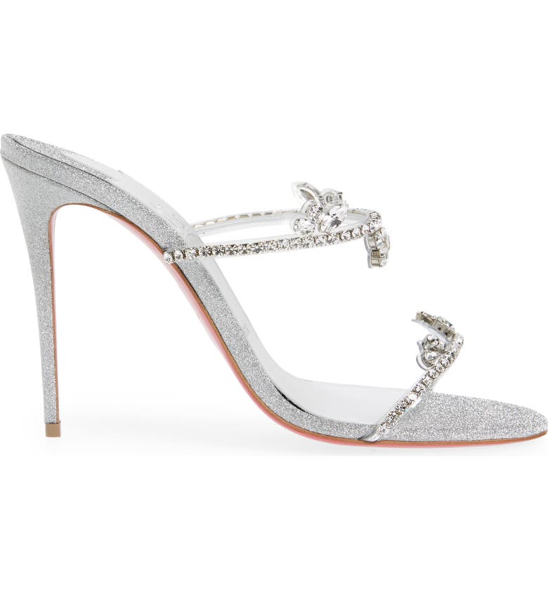 Christian Louboutin Just Queen Crystal Embellished Slide Sandal (Women ...