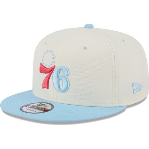 Philadelphia 76ers New Era Youth City Edition 9FIFTY Snapback Hat - Cream