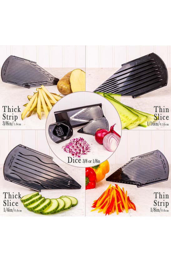 Berghoff Chef-envy 4-piece Mandolin Slicer In Black