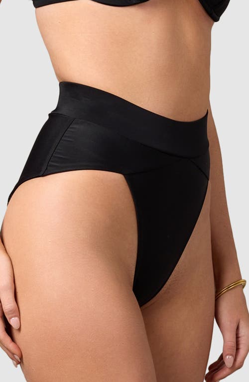 Shop Mbm Swim Aspire Bikini Bottoms In Black