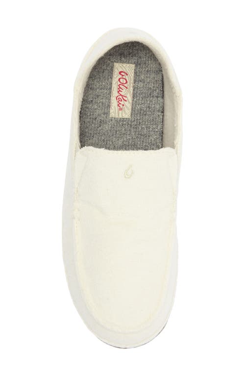 Olukai Nohea Hulu Slip-on Sneaker In Bone/bone