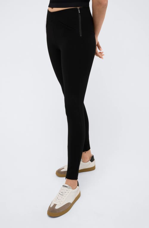 Shop Kenneth Cole Hollywood Waist Leggings In Black