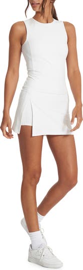 VUORI Topspin Tennis Dress w/ Shorts Pocket Built in Bra Back Zip