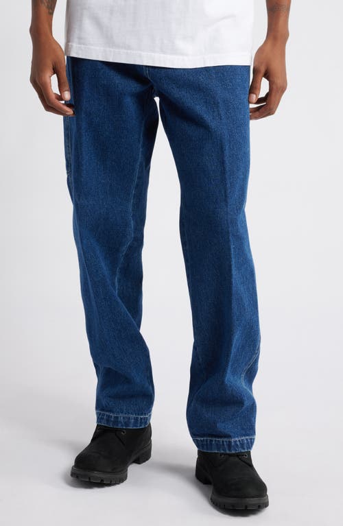 Obey Hardwork Carpent Jeans In Stonewash Indigo