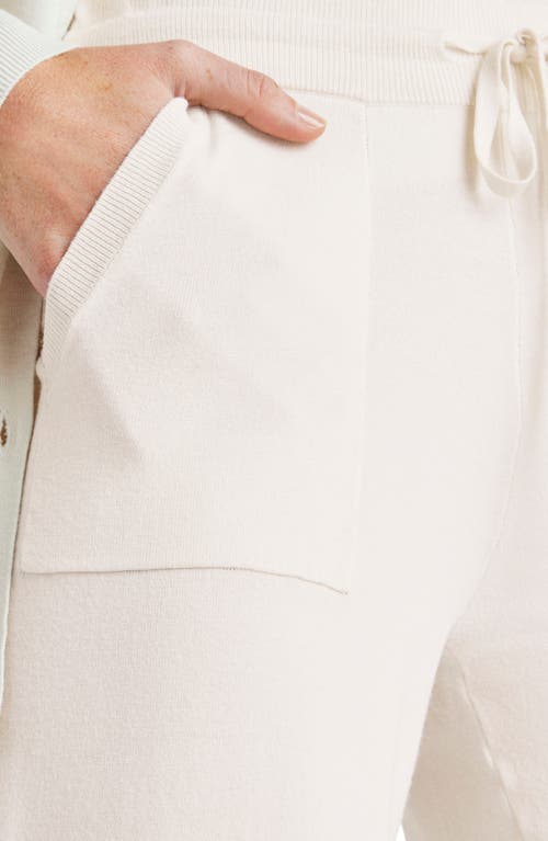 Splendid Veronica Wide Leg Sweater Pants In Moonstone