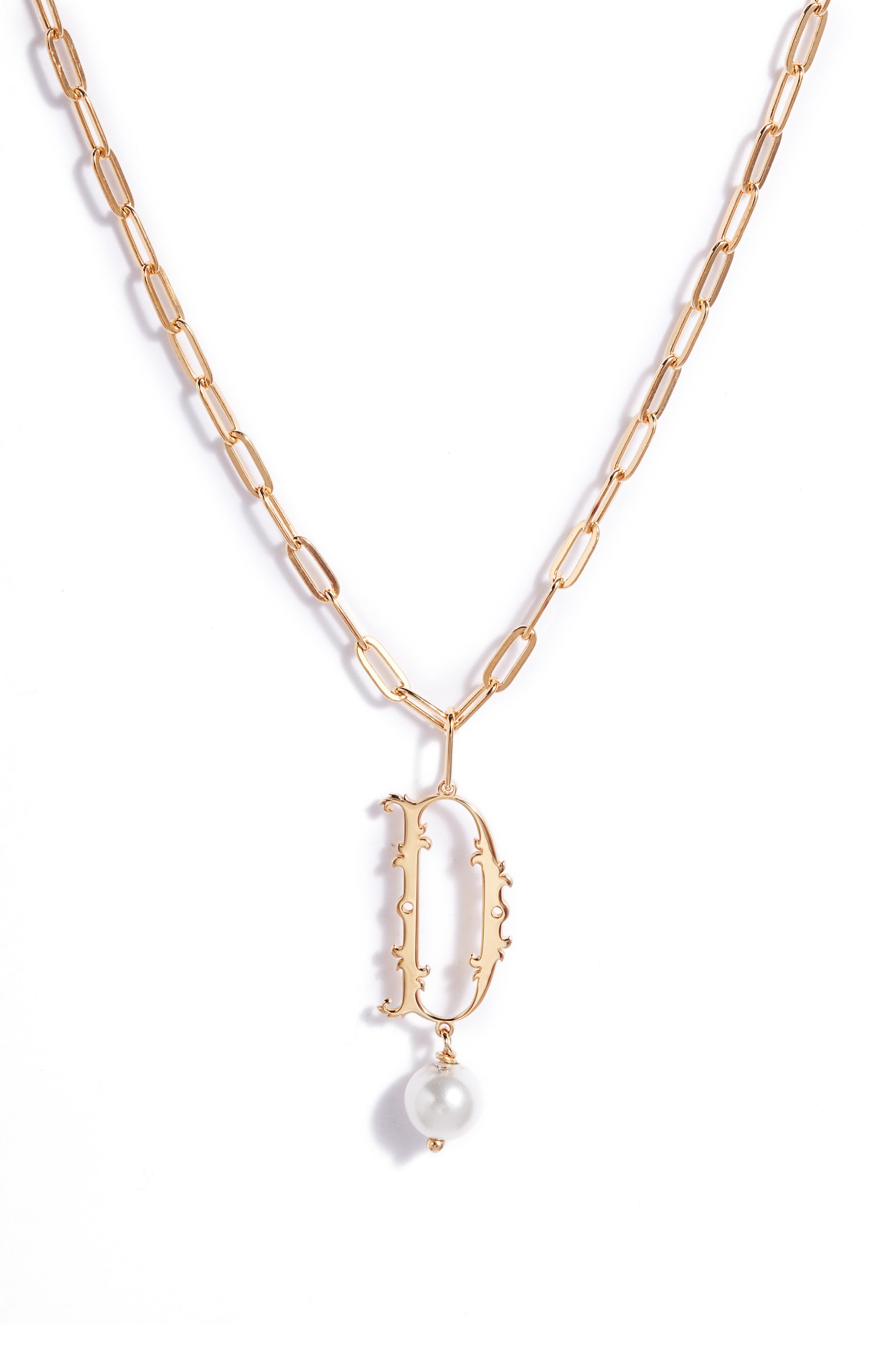 vince camuto initial necklace