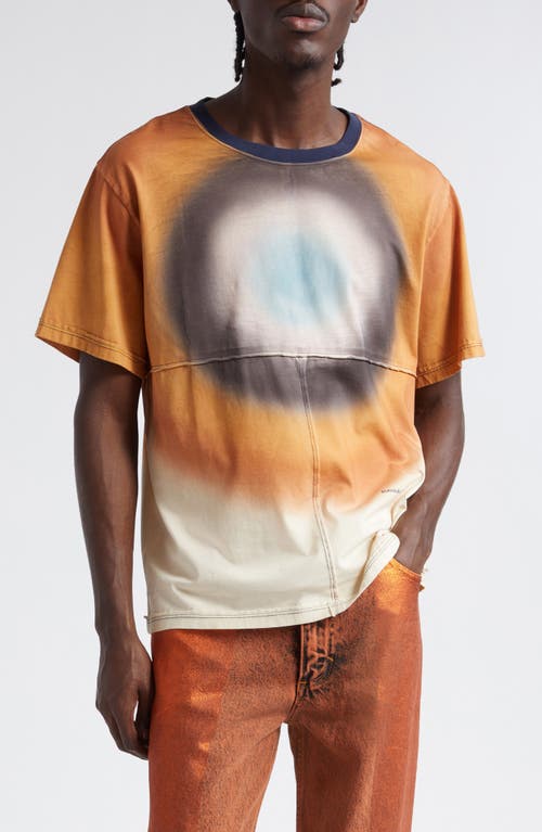 Lapped Pima Cotton Crewneck T-Shirt in Oxygen