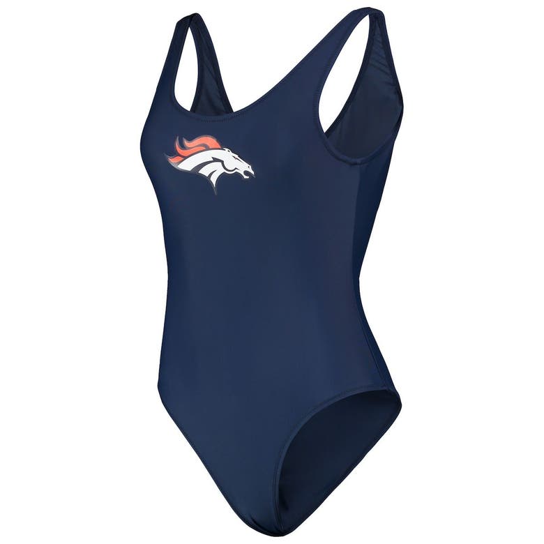 Women's G-III 4Her by Carl Banks White/Navy Denver Broncos First