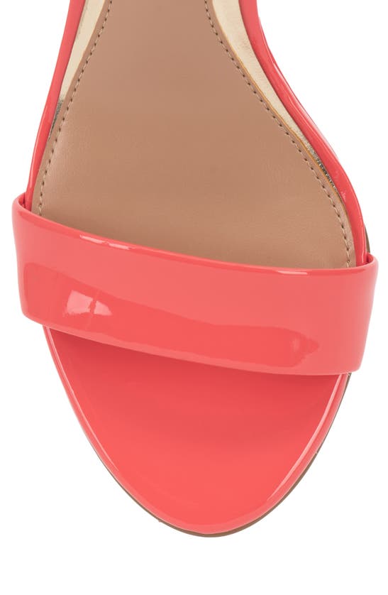 Shop Vince Camuto Jefany Ankle Strap Wedge Sandal In Peach Pop