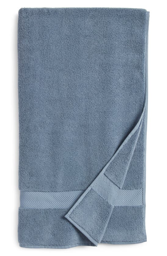 Shop Nordstrom Organic Hydrocotton Bath Towel In Blue Chip