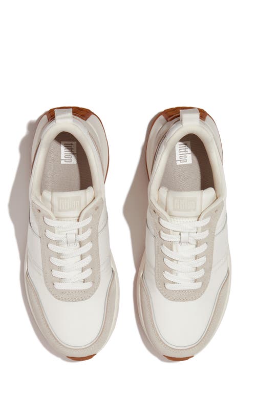 Shop Fitflop F-mode Sneaker In Urban White Mix