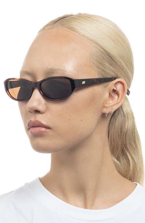 Shop Le Specs Don't Cha 56mm Oval Sunglasses In Tort