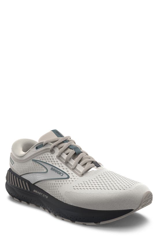 Shop Brooks Beast Gts 23 Running Shoe In Chateau Grey/ White Sand/ Blue