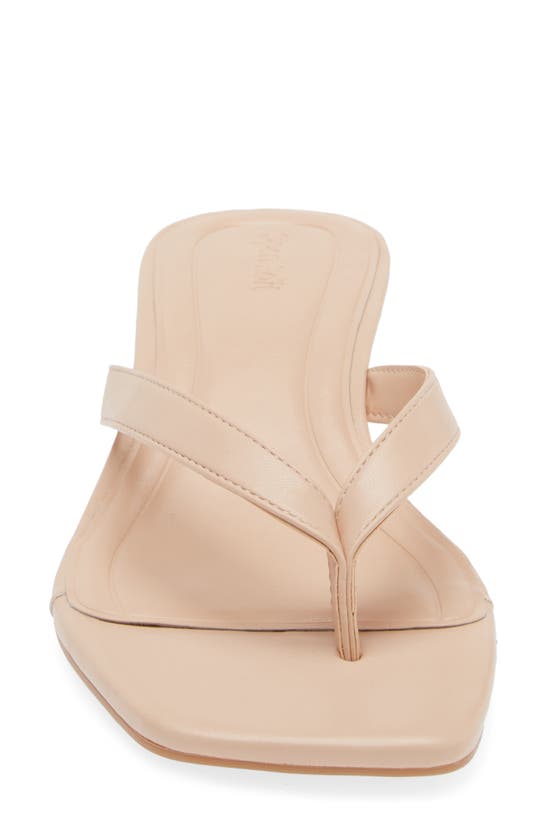 Open Edit Tori Kitten Heel Sandal In Tan Cream