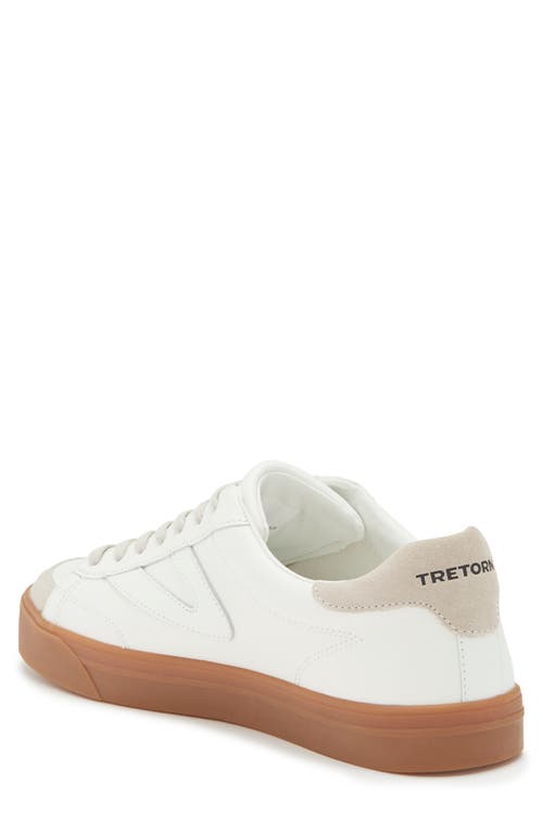 Shop Tretorn Sneaker In White/moon Beam