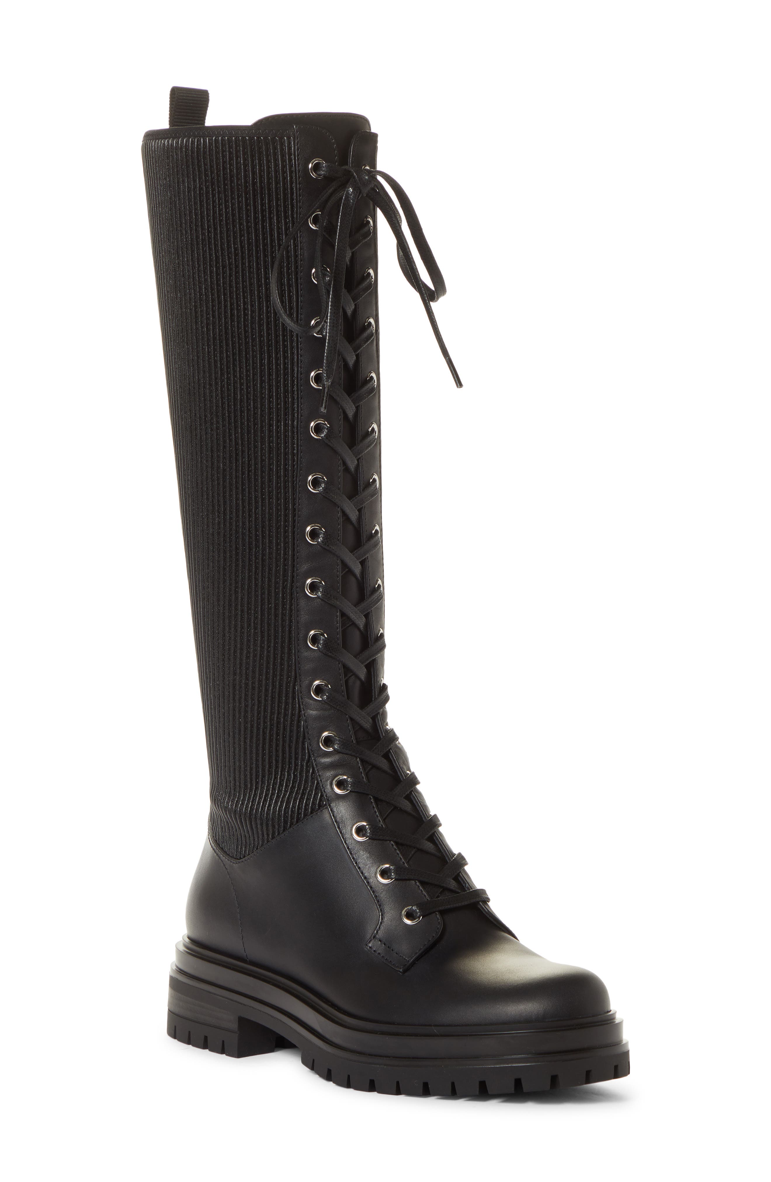 Lace-Up Knee-High Boots for Women 