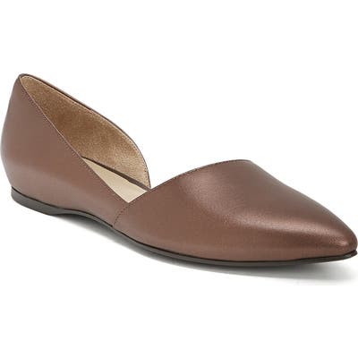 Naturalizer Samantha 2 Flat, Brown