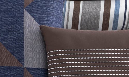 Lucky Brand Monterey Stripe 3-piece Comforter Set In Monterey Comforter Set