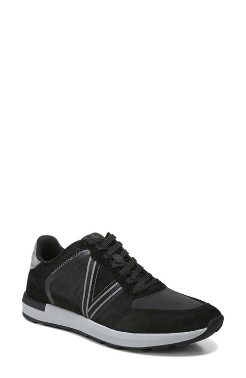 Bradey Sneaker in Black/Charcoal