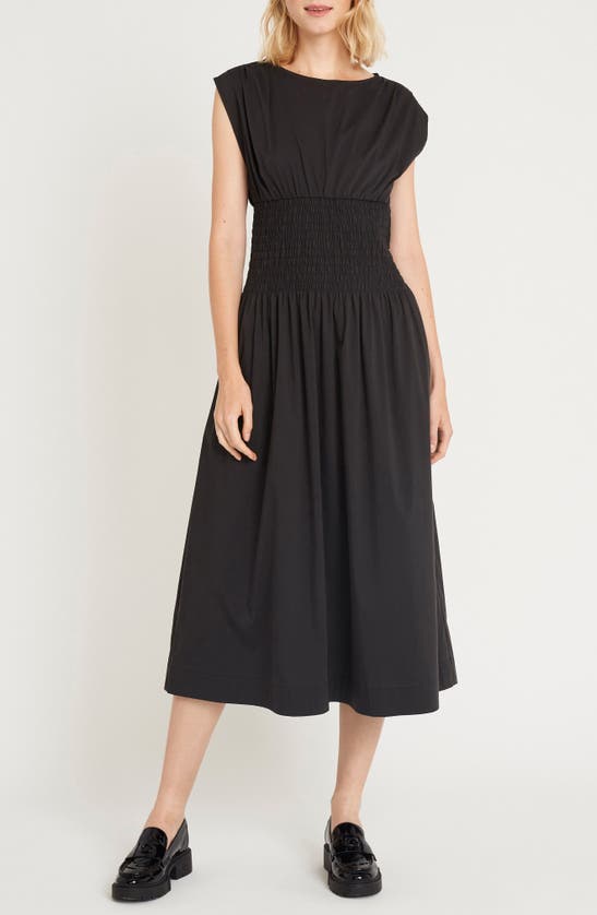 Luxely Willow Midi Dress In Meteorite