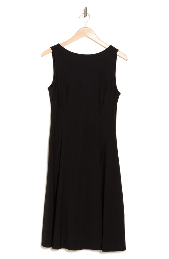 Shop Tash And Sophie Jersey Fit & Flare Minidress In Black