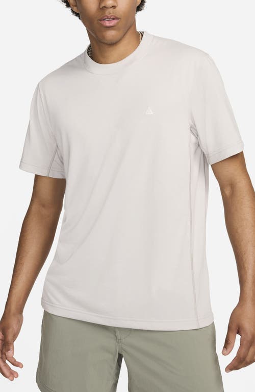 Shop Nike Acg Dri-fit Adv Uv T-shirt In Light Iron Ore/summit White