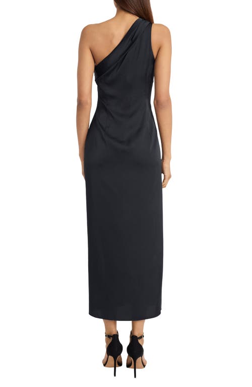 DONNA MORGAN DONNA MORGAN FOR MAGGY ASYMMETRIC SLIT MAXI GOWN