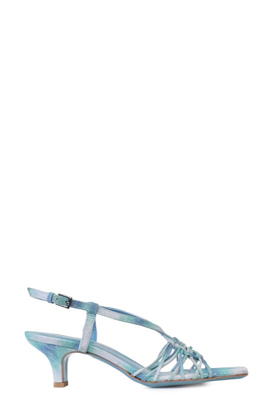 Valentina Rangoni Desta Sandal In Smeraldo Elettrik