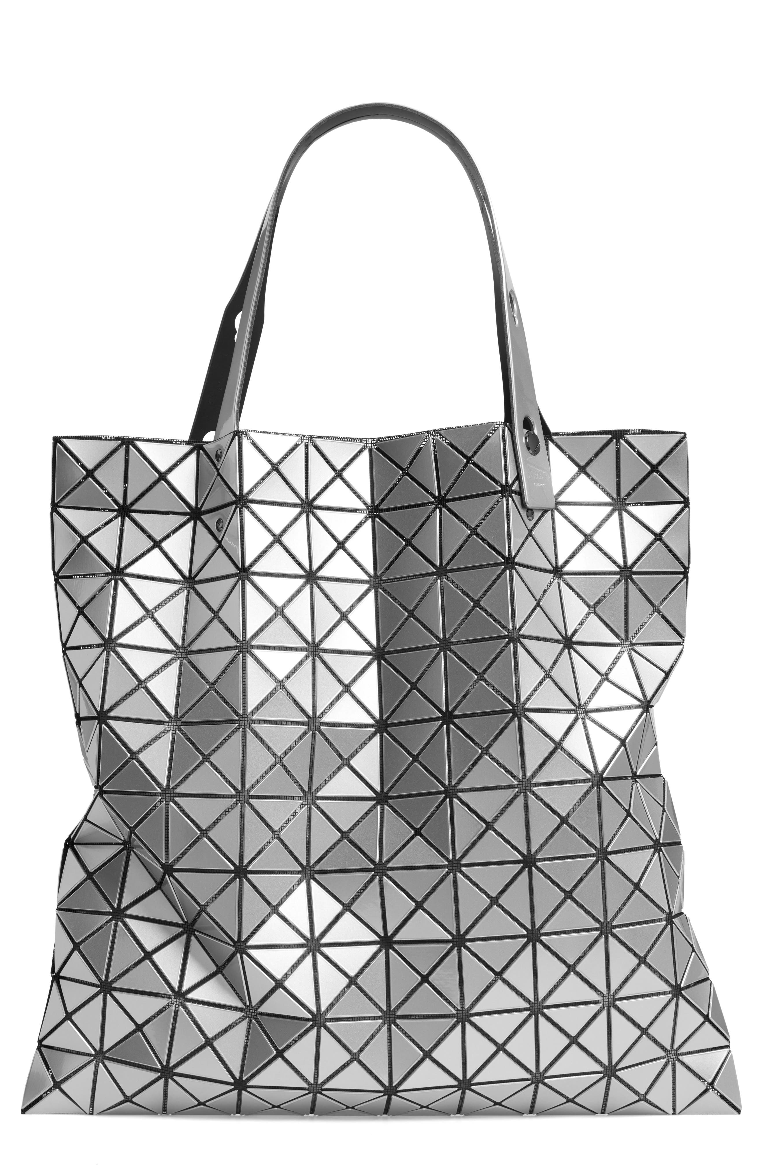 Bao Bao Issey Miyake Lucent geometric-panelled tote bag - Purple