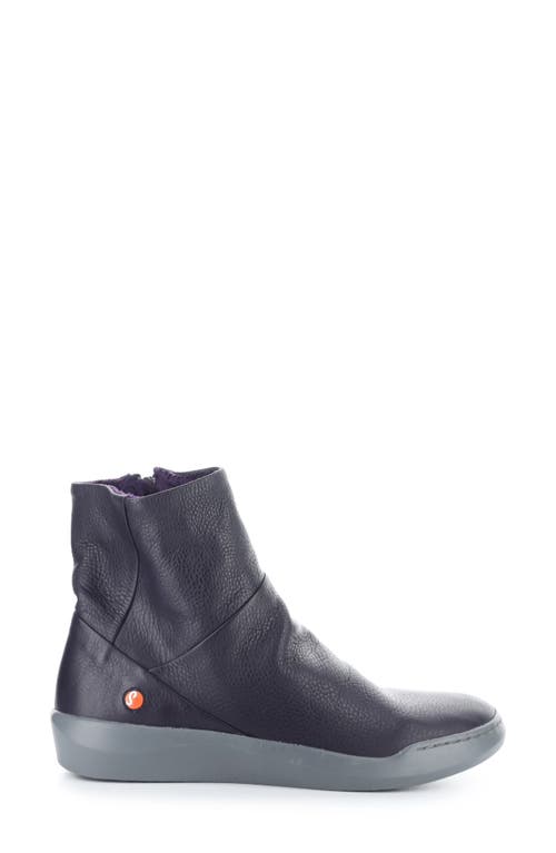 Softinos By Fly London Bler Bootie In Dark Purple Smooth