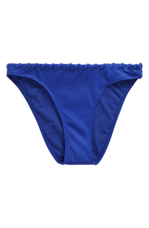 Good American Whipstitch Bikini Bottoms In Capri Blue004