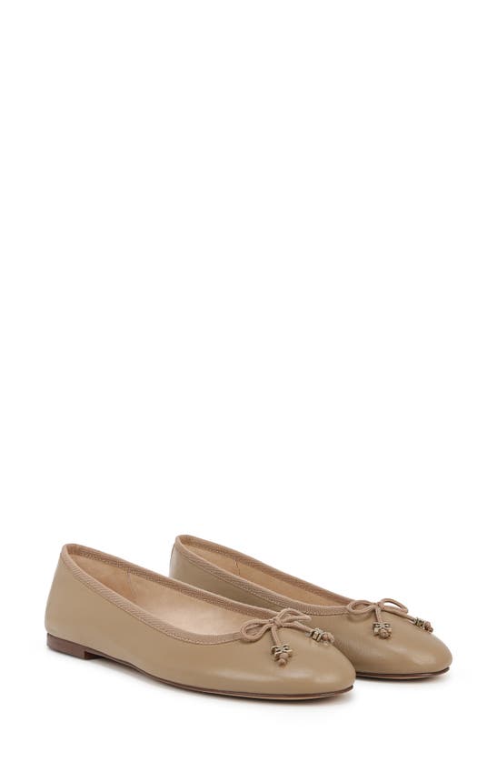 Shop Sam Edelman Flora Ballet Flat In Soft Beige