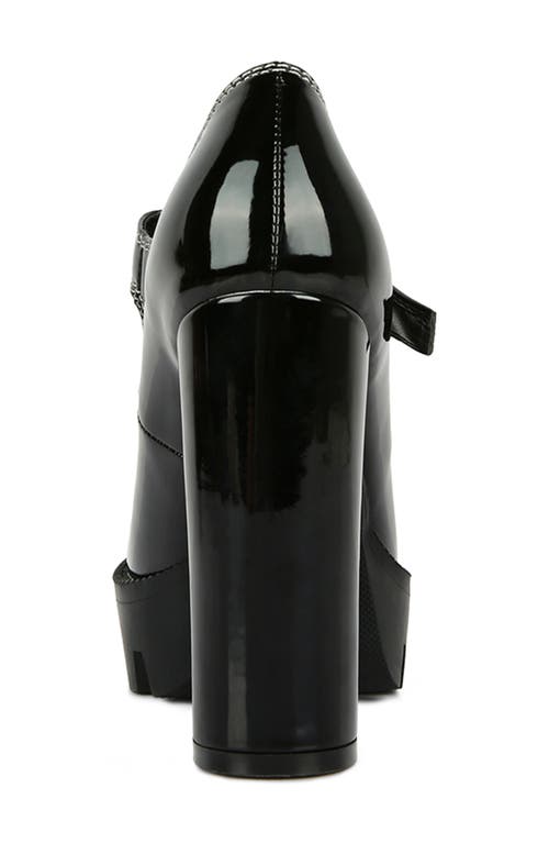 London Rag Millenial Bug Patent High Heeled Mary Jane Shoes In Black