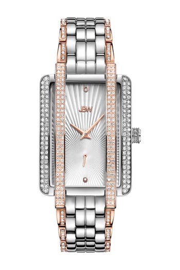 Jbw Mink Diamond Bracelet Watch, 28mm In Silver