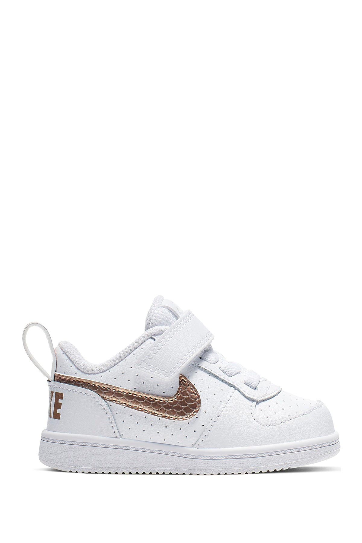 nike court borough white gold