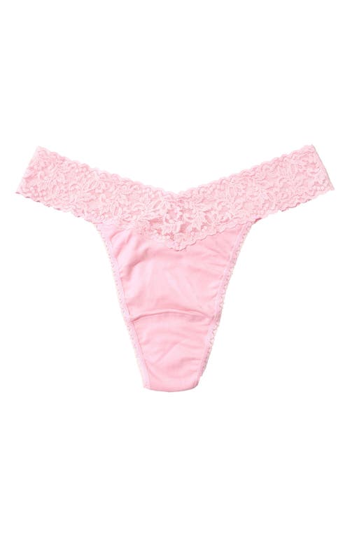 Shop Hanky Panky Original Rise Thong In Bliss Pink