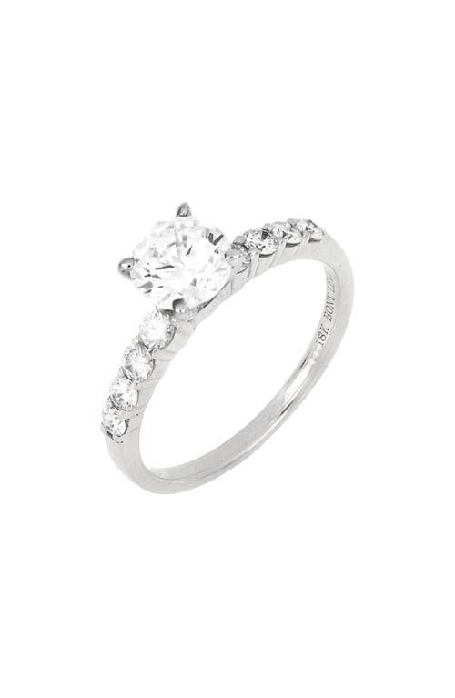 Bony Levy Shared Prong Diamond Engagement Ring Setting in White Gold at Nordstrom, Size 6.5