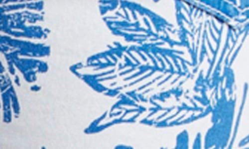 Shop Supplies By Union Bay Axil Utility Shorts In Havana Palm Leaf Vintage Blue