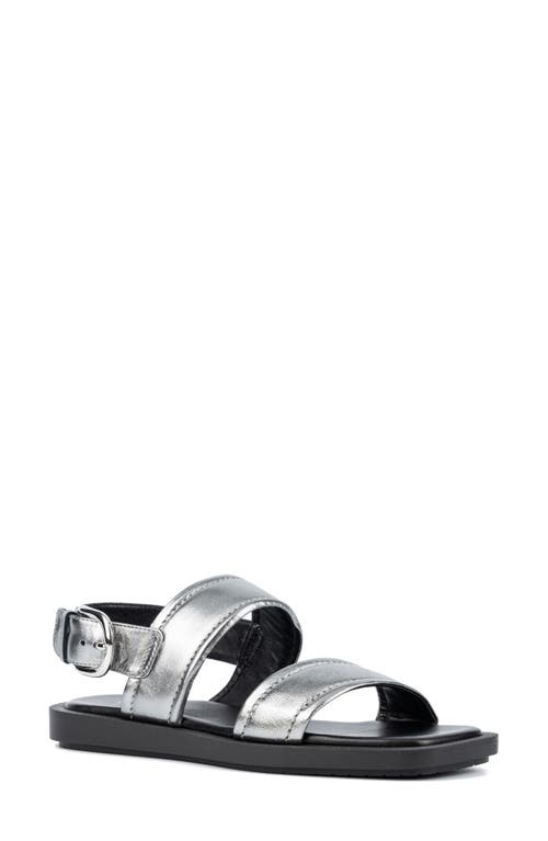Joni Slingback Sandal in Silver