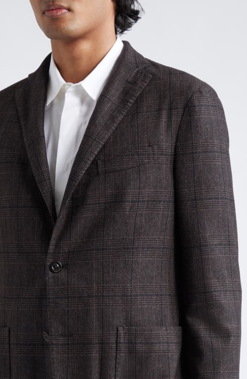 Shop Boglioli K-jacket Virgin Wool Sport Coat In Grey/blue