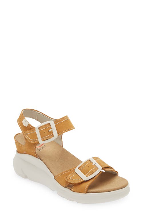 80217 Orleans Wedge Sandal in Ocre