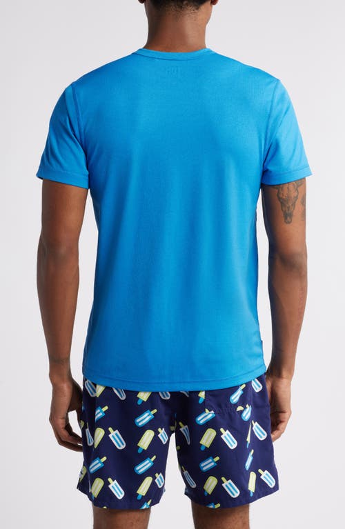 Shop Tom & Teddy Rashguard Swim Top In Nautical Blue