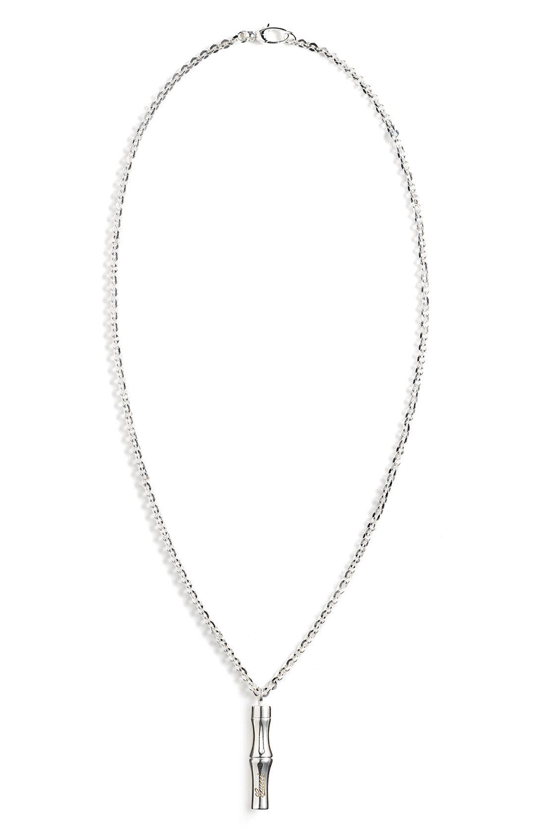 Gucci Bamboo Sterling Silver Necklace 