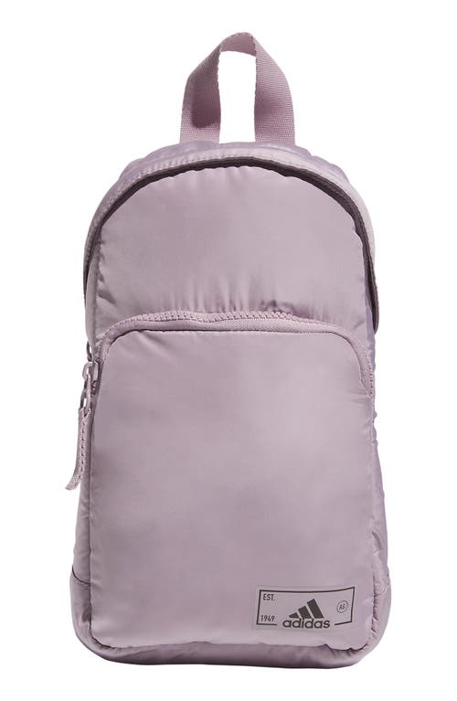 Shop Adidas Originals Adidas Essentials 2 Sling Crossbody Bag In Preloved Fig Purple/black