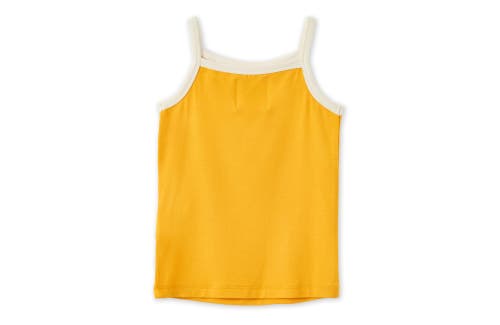 Vild House Of Little Ecovero Thin Strap Tank Top In Bumble Bee Yellow
