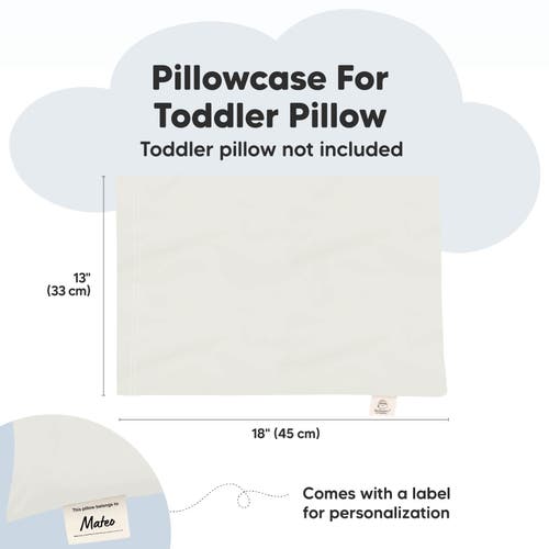 Shop Keababies Printed Toddler Pillowcase 13x18" In Pearl Gray