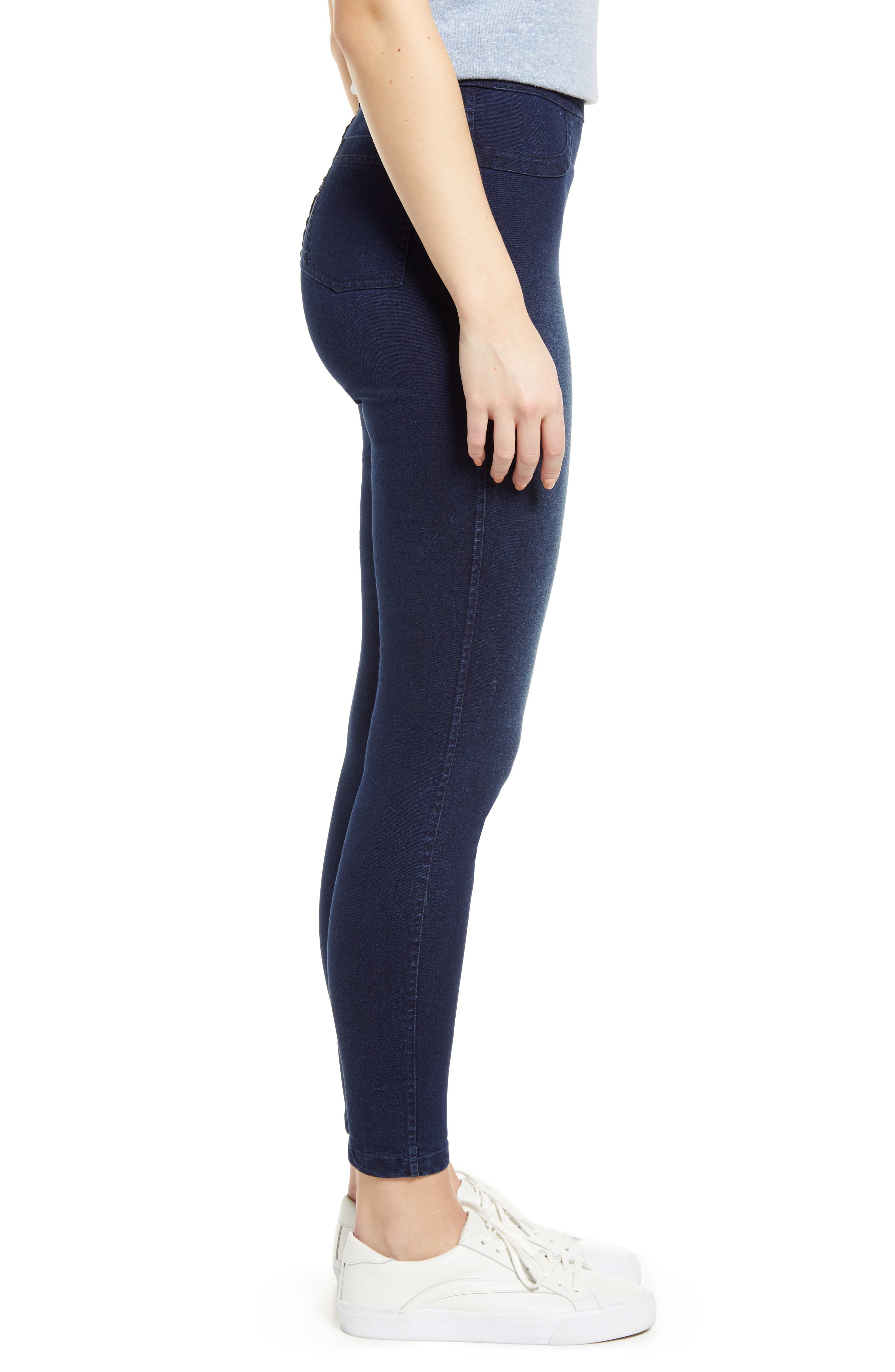 Hue Reversible Denim Leggings | Nordstrom