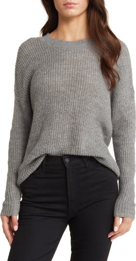 Ribbed 2025 crewneck sweater